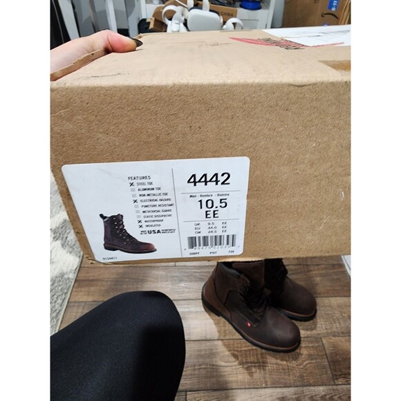 NEW Red Wing 4442 DynaForce  Steel Toe Water Proof Insulated USA Size 10.5 EE - Picture 7 of 10